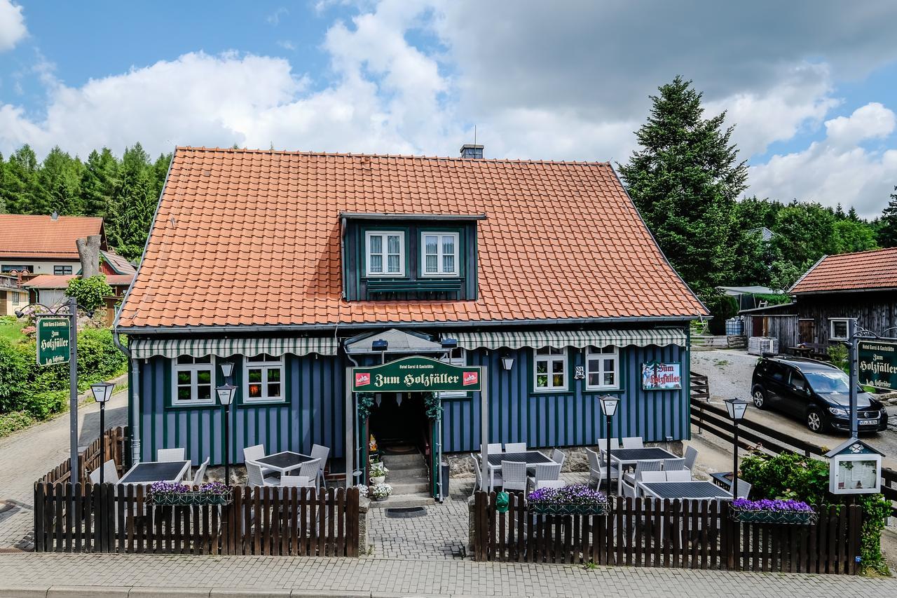 Hotel Garni Und Gaststaette Zum Holzfaeller Schierke Buitenkant foto